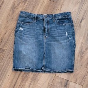 Hollister jean skirt size 11